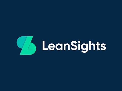 LeanSights - Approved Logo Design branding clean corporate design gradient icon identity l letter logo lean logo sights letter letters logo logo design logo designer logotype marketing logo agency digital nice s letter logo symbol tech