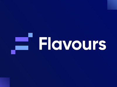 Flavours - Third Logo Design Concept brand design brand identity branding coding corporate branding corporate identity deploy developer f letter logo for sale unused buy identity identity designer logo logo design logo designer media tech digital open free platform stack platform symbol technology logo