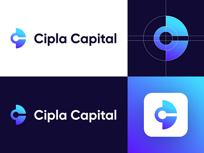 Cipla Capital - Logo Design Concept brand identity branding branding design c letter logo capital corporate for sale unused buy gradient grid logo identity identity design logo logo design logo designer logodesign logotype media tech digital negative space private technology