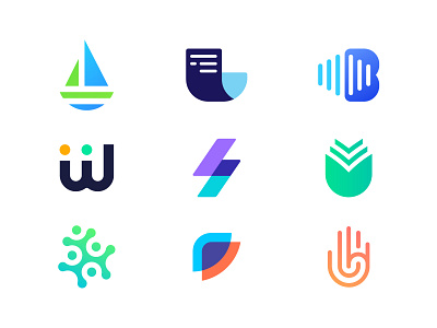 Best of 2019 - Logofolio boat branding branding design corporate design floral hand icon identity library logo logo design logo designer logotype media tech digital molecule paper symbol wave wordmark