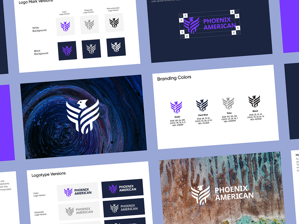 Phoenix Brand Identity by Eugene MT on Dribbble
