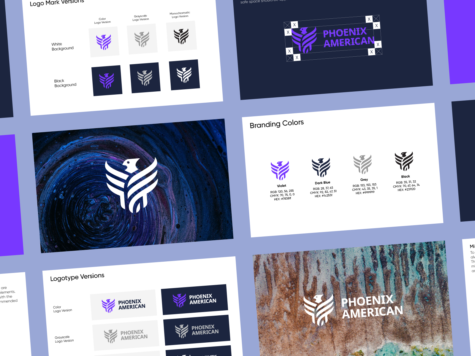 Phoenix Brand Identity by Eugene MT on Dribbble