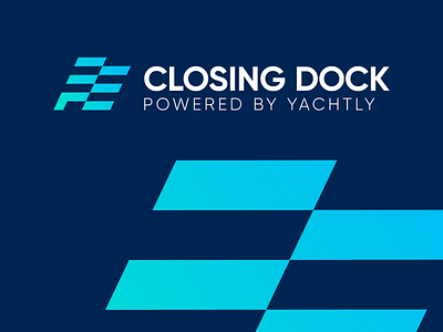 ClosingDock - Approved Logo Design approved boath branding clean corporate deals flag icon identity logo logo design logo designer logotype management management app marine software symbol transaction yacht