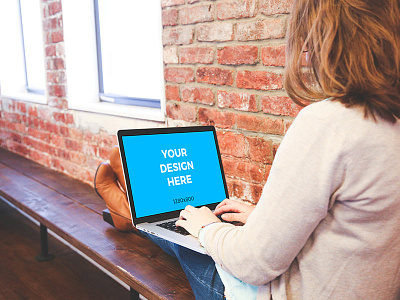 Woman working on MacBook Pro free macbook mockup smartmockups woman