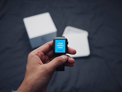 Apple Watch unboxing mockup