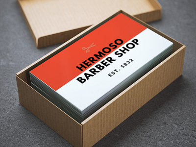 ⚔️ Barber shop business cards business card mockup placeit print smartmockups template