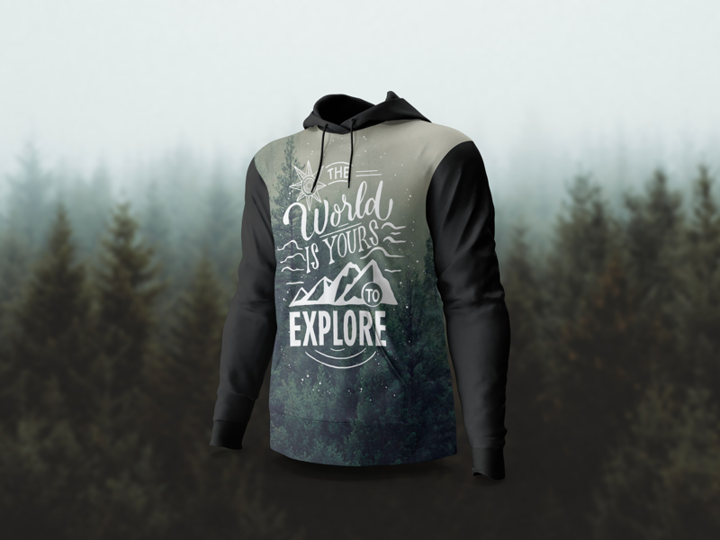 🕺 Full cover hoodie by Smartmockups on Dribbble