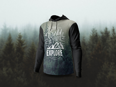 🕺 Full cover hoodie apparel hoodie mockup placeit print smartmockups template