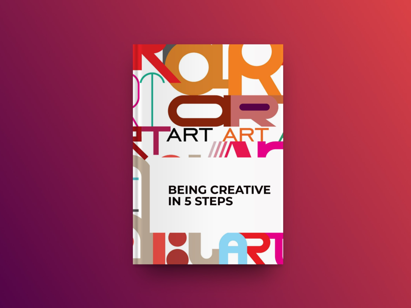 📕 Art book cover by Smartmockups on Dribbble