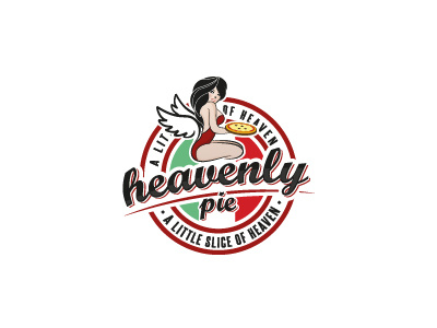 Heavenly Pie food pizza restaurant retro vintage