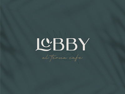 Lobby Al Terna Café brand branding cafe coffee design illustration logo minimal vector vintage