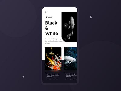 Blog Mobile UI design news typography ui ux