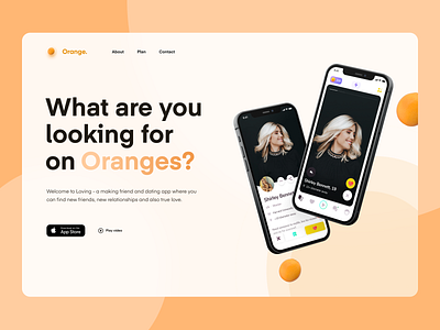 Orange app app design design illustration showcase ui ux ui design