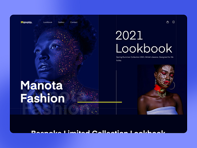 Manota Fashion web creative design showcase ui ux ui design uxdesign
