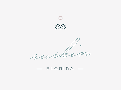 Ruskin florida logo water