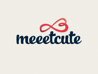 Meeetcute logo branding logo