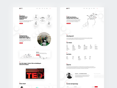 Robotics solution - Webdesign