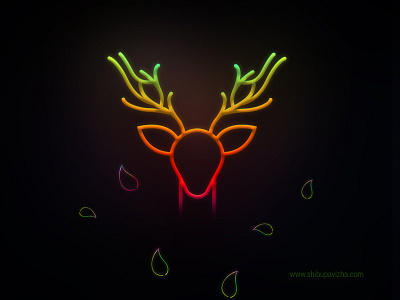 Deer, Gradient Art