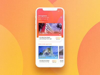 App design | Hotel booking
