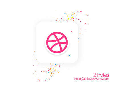 Dribbble Invites available creative designer dribbble hunt illustration invitation minimal shibupavizha talent