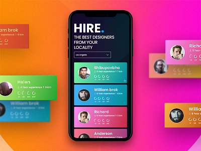 A Complete iOS App for Hiring Designers