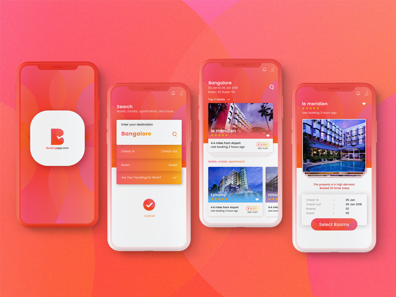 Concept / Theme Design for Hotel booking by Shibupavizha George on Dribbble