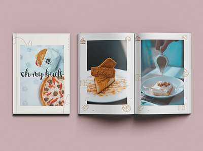 Food Magazine 3d animation branding graphic design logo motion graphics ui