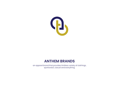 ANTHEM BRANDS apparel apparel logo branding design branding logo casual clothing brand clothing logo graphic design logo design sports logo