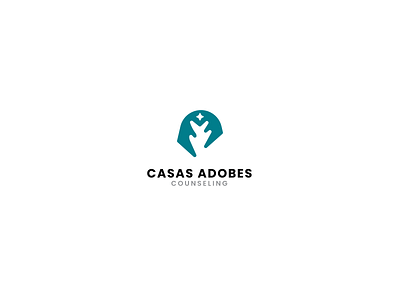 Casas Adobes Counseling cactus consultant counseling desert design icon logo logo design new symbol vector