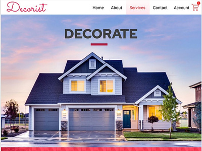 Home Renovation Website UI