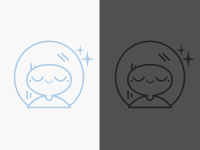 New icon - Outlines flat icon illustration outline portait self portrait vector