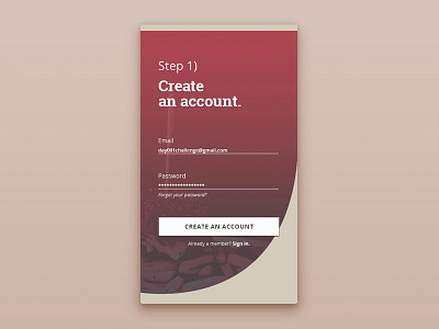 Daily UI #001 - Sign Up