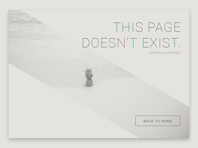 Daily UI #008 - 404 page 404 daily daily ui error error page ui webpage