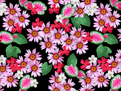 12 fashion floral flowers pattern photorealism print repeatpattern shape springsummer summer surfacedesign textiles