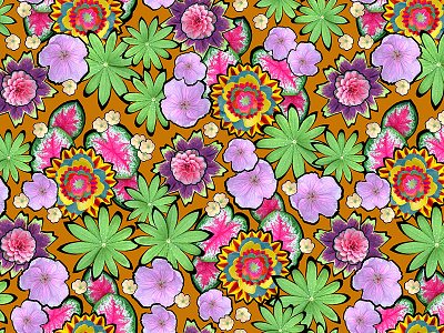 15 fashion floral flowers pattern photorealism print repeatpattern shape springsummer summer surfacedesign textiles