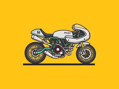 Ducati Paulsmart bike commission customize ducati evesnowtear paulsmart sticker tshirt wallpaper