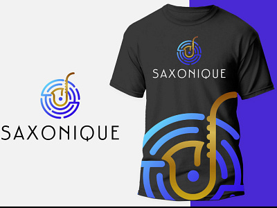 Saxonique Logo app branding design icon illustration logo typography