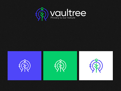 Vaultree Logo app branding design icon illustration logo typography ui vector