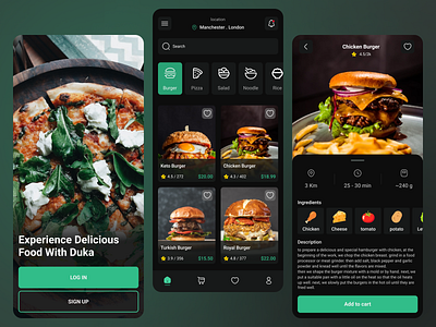 Food Delivery App Concept