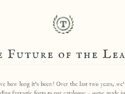 The Future charles dickens the league webfonts
