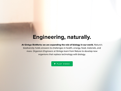 Ginkgo Bioworks branding identity video production web design