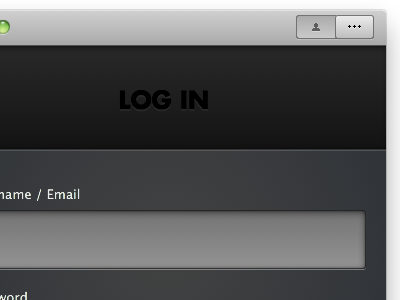 Login Window app lettercase login os x