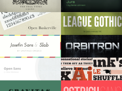 Open-Source Fonts article fonts open source