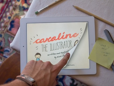 Caroline The Illustrator app book caroline childrens book illustration ipad