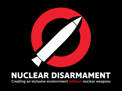 Nuclear Disarmament Primary Logo (For Sale) adobe illustrator bezzina designs brand identity graphic design identity logo design logo mark logomark nuclear nuclear disarmament social movement toxic