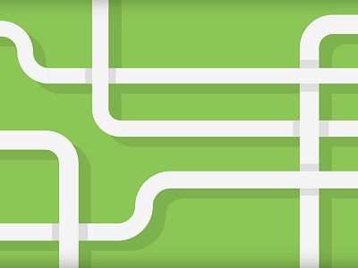 Connections green illustration style frame vector