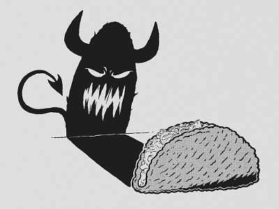 Taco Bell - NCC: The Devil Inside animation chicken shell illustration mid century styleframe taco vintage