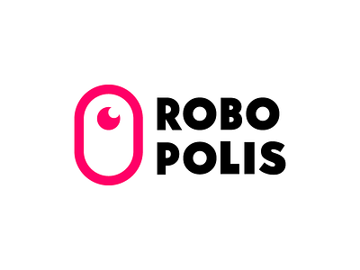 Robopolis #2 branding illustrator logo robopolis robot