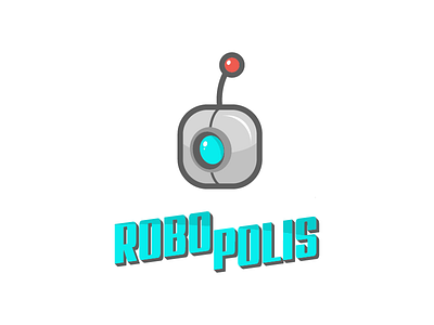 Robopolis #3 branding illustrator logo robopolis robot