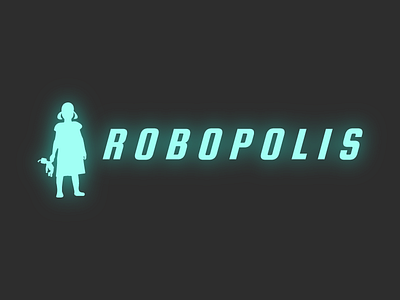 Robopolis #4 branding illustrator logo robopolis robot